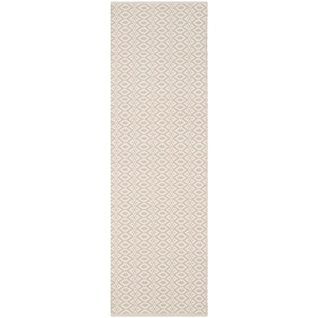 Safavieh 2 ft. 6 in. x 4 ft. Montauk Hand Woven Accent Area Rug, Ivory and Beige MTK716G-24